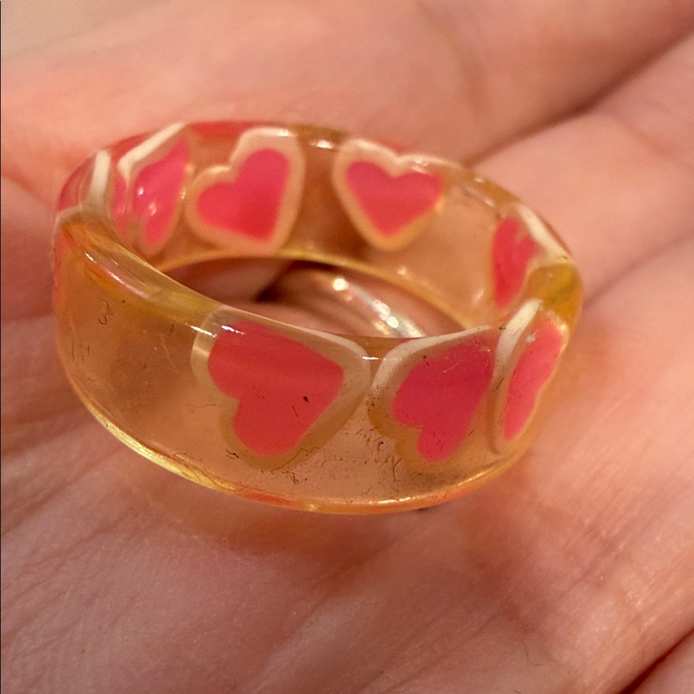 Heart Print Ring